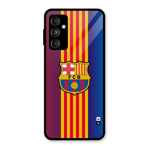 Club Barcelona Glass Back Case for Galaxy M14 5G