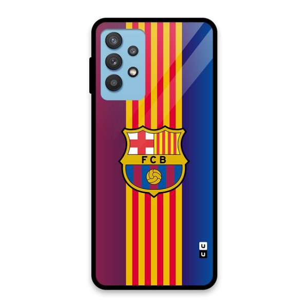 Club Barcelona Glass Back Case for Galaxy M32 5G