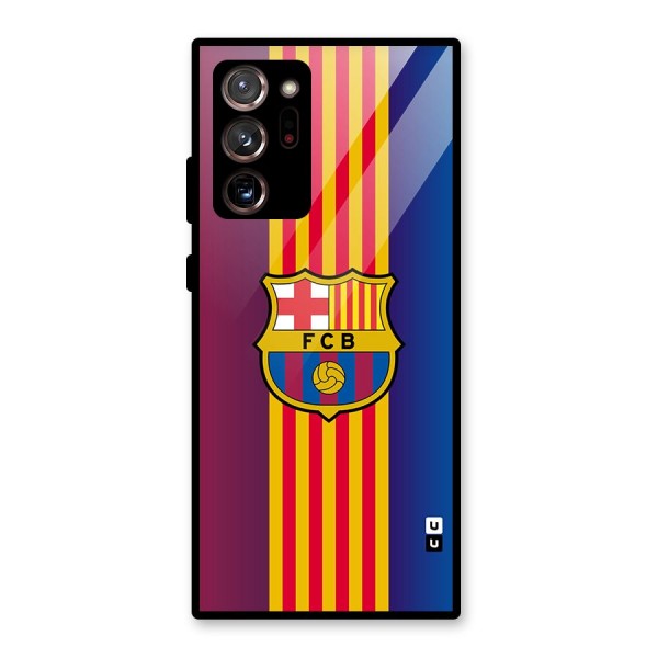 Club Barcelona Glass Back Case for Galaxy Note 20 Ultra