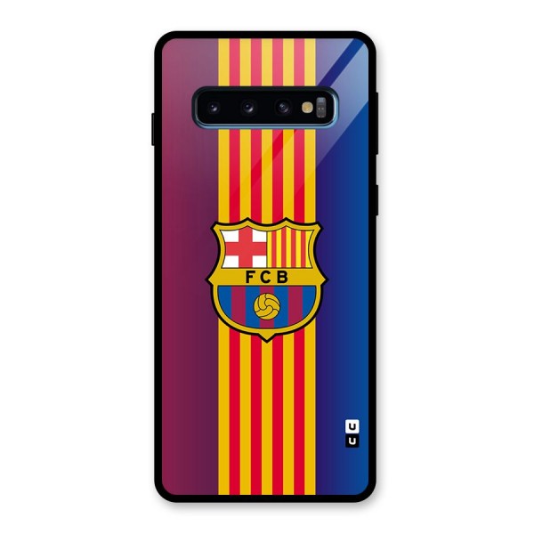 Club Barcelona Glass Back Case for Galaxy S10