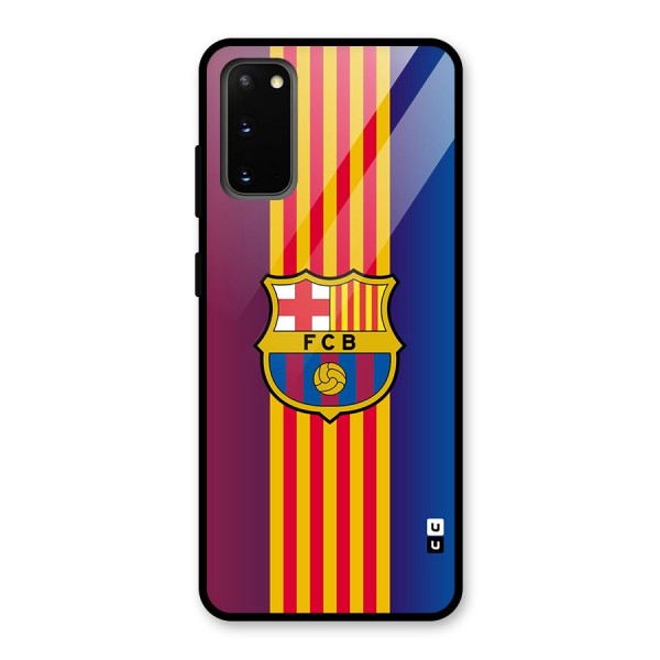 Club Barcelona Glass Back Case for Galaxy S20