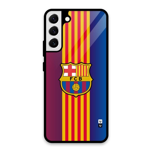 Club Barcelona Glass Back Case for Galaxy S22 Plus 5G