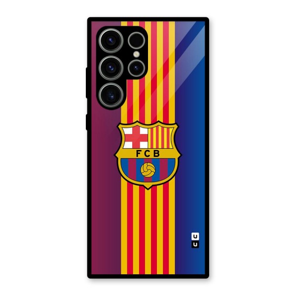Club Barcelona Glass Back Case for Galaxy S23 Ultra