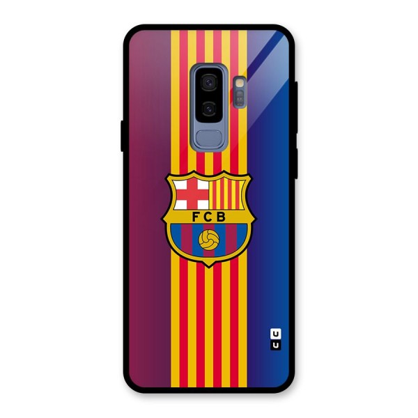 Club Barcelona Glass Back Case for Galaxy S9 Plus