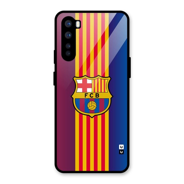 Club Barcelona Glass Back Case for OnePlus Nord