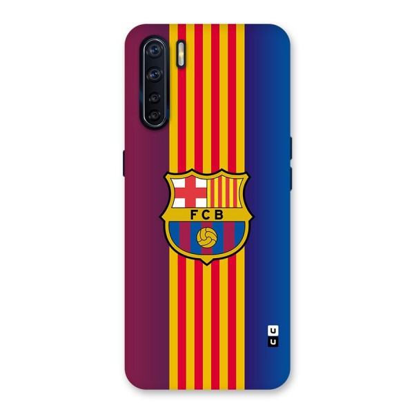 Club Barcelona Glass Back Case for Oppo F15