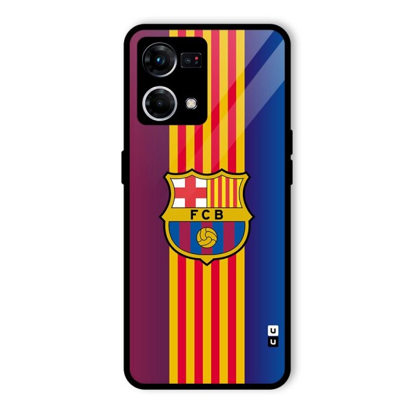 Club Barcelona Glass Back Case for Oppo F21s Pro 4G