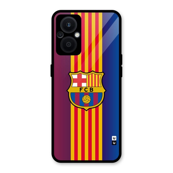 Club Barcelona Glass Back Case for Oppo F21s Pro 5G