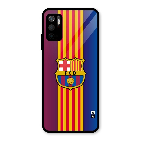 Club Barcelona Glass Back Case for Poco M3 Pro 5G