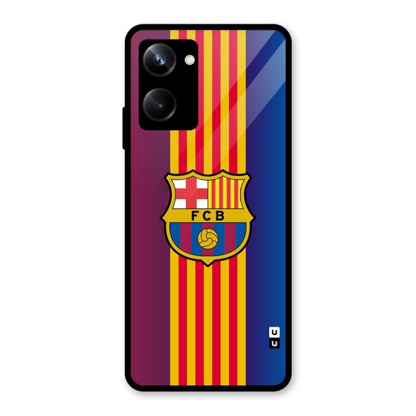 Club Barcelona Glass Back Case for Realme 10 Pro