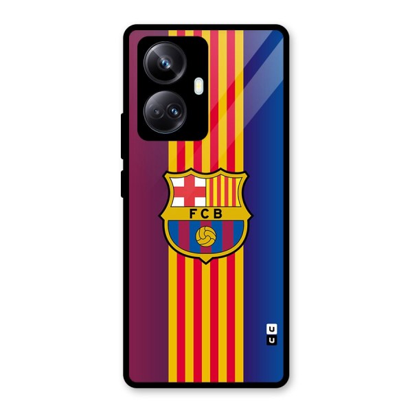 Club Barcelona Glass Back Case for Realme 10 Pro Plus