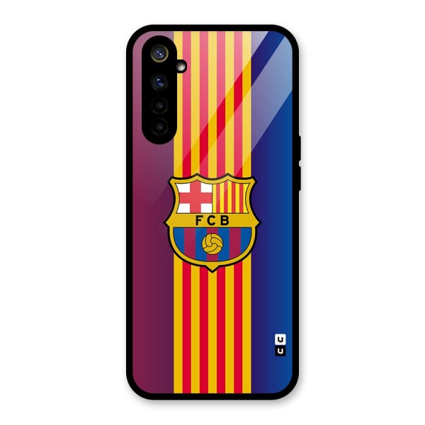 Club Barcelona Glass Back Case for Realme 6