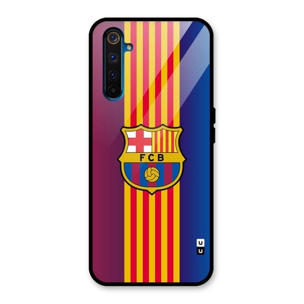 Club Barcelona Glass Back Case for Realme 6 Pro