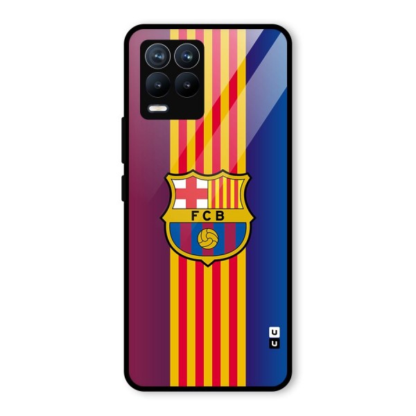 Club Barcelona Glass Back Case for Realme 8