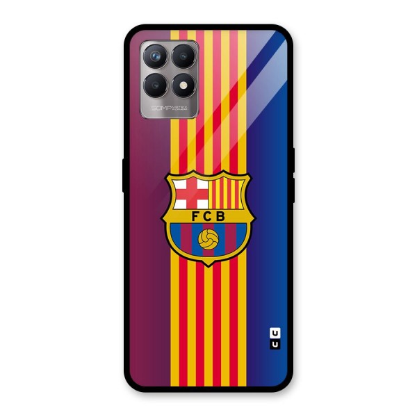 Club Barcelona Glass Back Case for Realme 8i