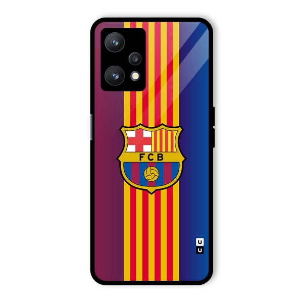 Club Barcelona Glass Back Case for Realme 9 Pro 5G