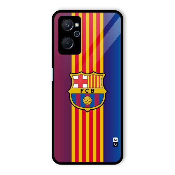 Club Barcelona Glass Back Case for Realme 9i