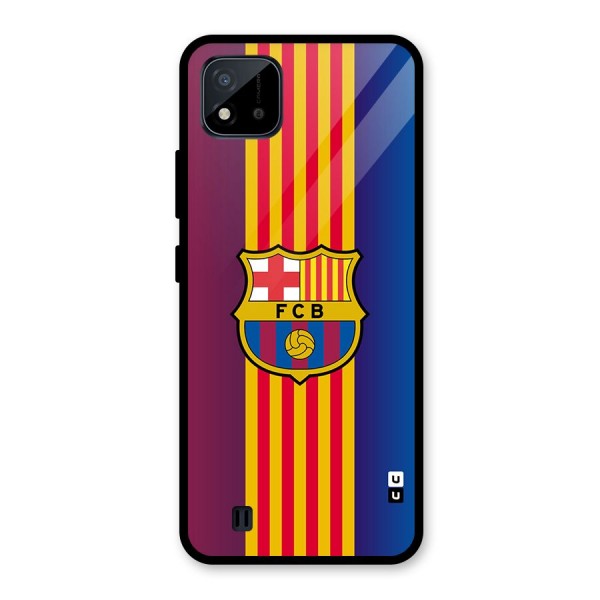 Club Barcelona Glass Back Case for Realme C11 2021