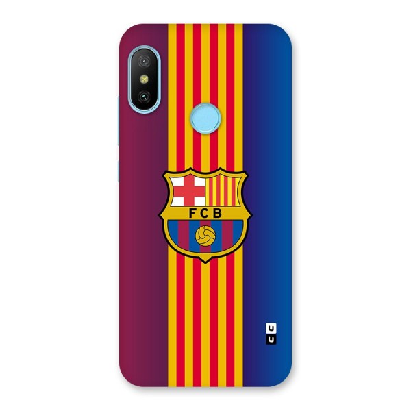 Club Barcelona Back Case for Redmi 6 Pro