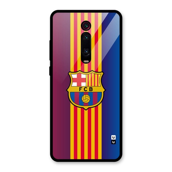 Club Barcelona Glass Back Case for Redmi K20 Pro