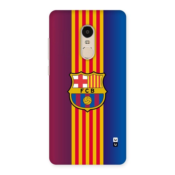 Club Barcelona Back Case for Redmi Note 4