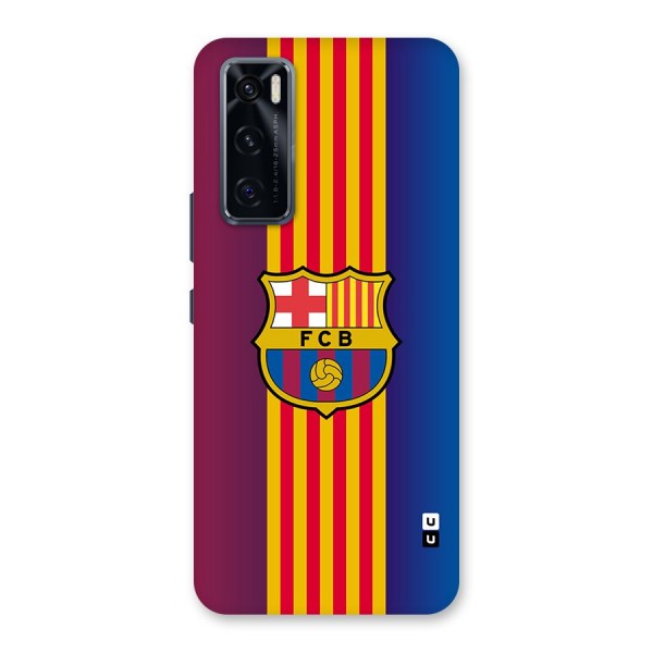 Club Barcelona Glass Back Case for Vivo V20 SE