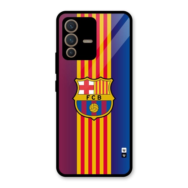 Club Barcelona Glass Back Case for Vivo V23 5G