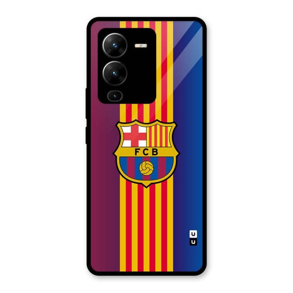 Club Barcelona Glass Back Case for Vivo V25 Pro