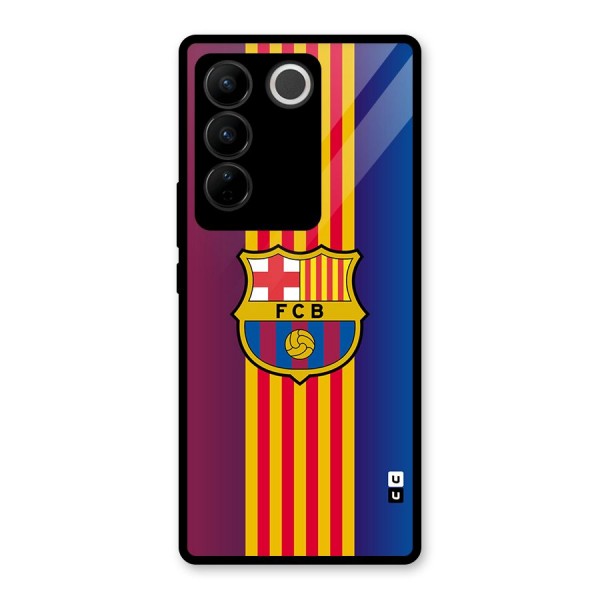 Club Barcelona Glass Back Case for Vivo V27