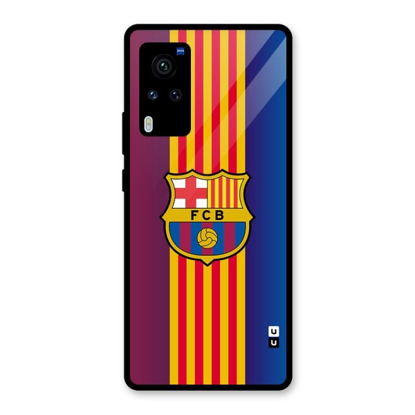 Club Barcelona Glass Back Case for Vivo X60 Pro