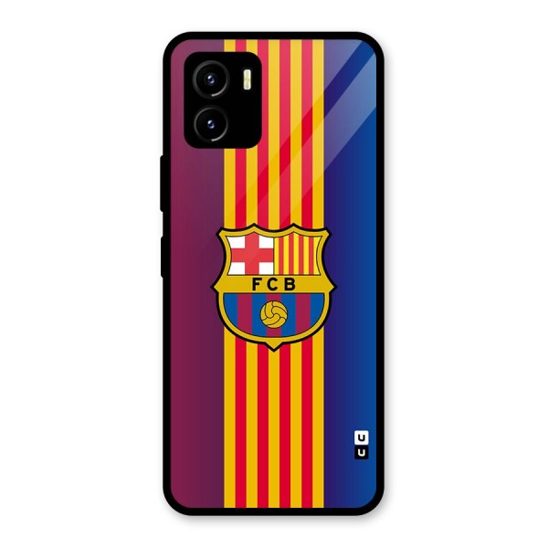 Club Barcelona Glass Back Case for Vivo Y15s