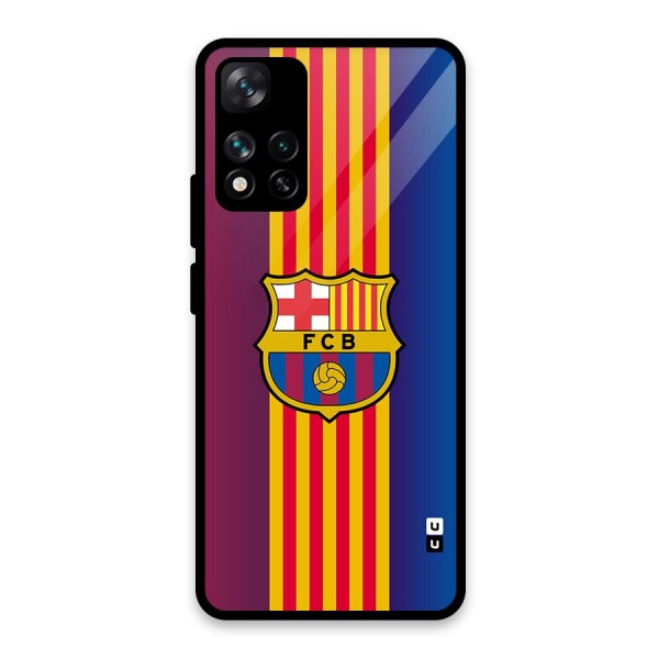 Club Barcelona Glass Back Case for Xiaomi 11i 5G