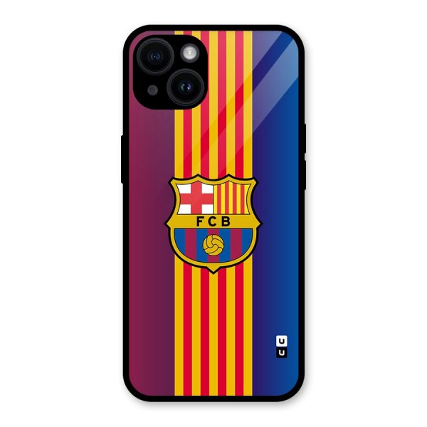 Club Barcelona Glass Back Case for iPhone 14