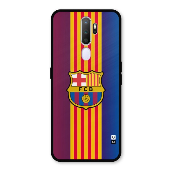 Club Barcelona Metal Back Case for Oppo A5 (2020)