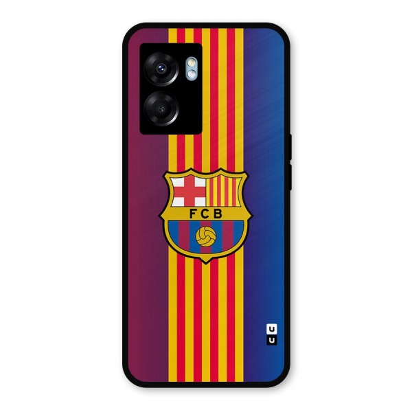 Club Barcelona Metal Back Case for Oppo K10 (5G)