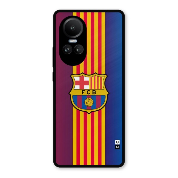 Club Barcelona Metal Back Case for Oppo Reno10 Pro