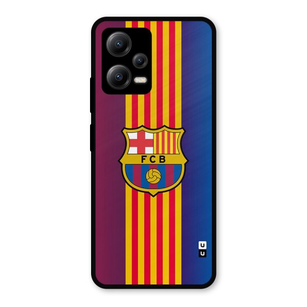 Club Barcelona Metal Back Case for Poco X5