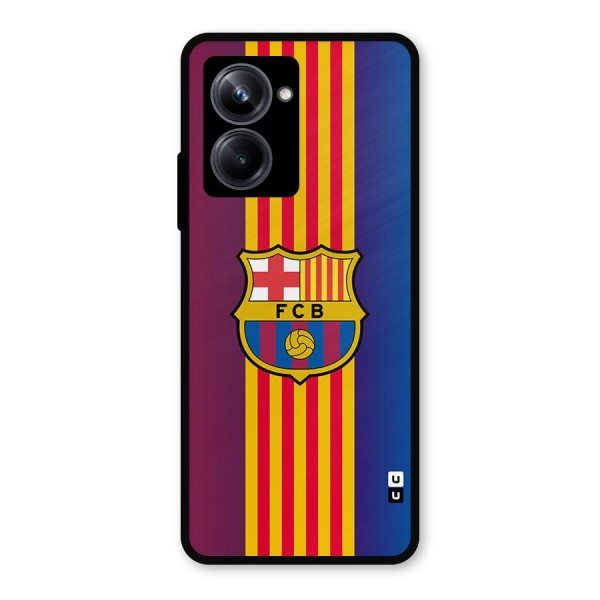 Club Barcelona Metal Back Case for Realme 10 Pro