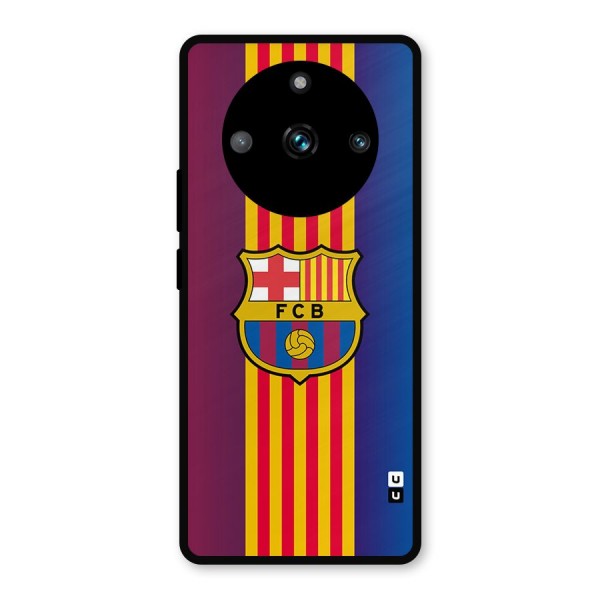 Club Barcelona Metal Back Case for Realme 11 Pro Plus