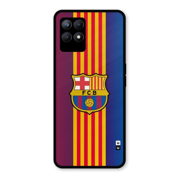 Club Barcelona Metal Back Case for Realme 8i