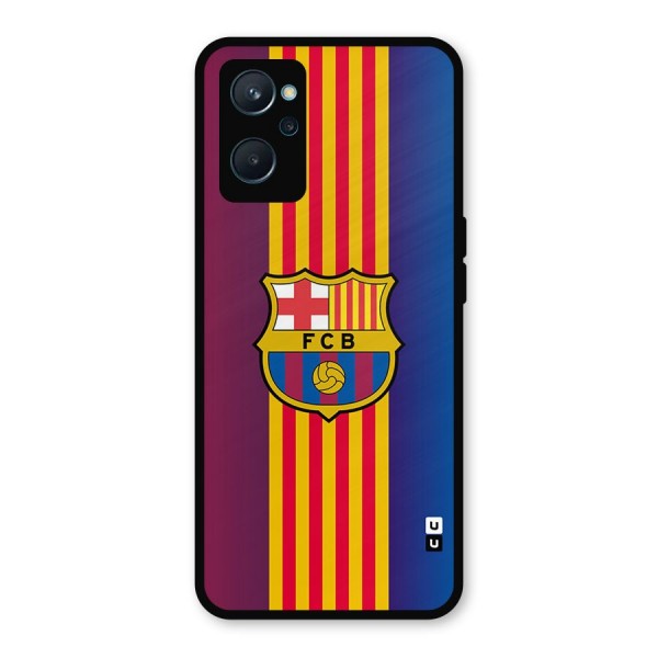 Club Barcelona Metal Back Case for Realme 9i