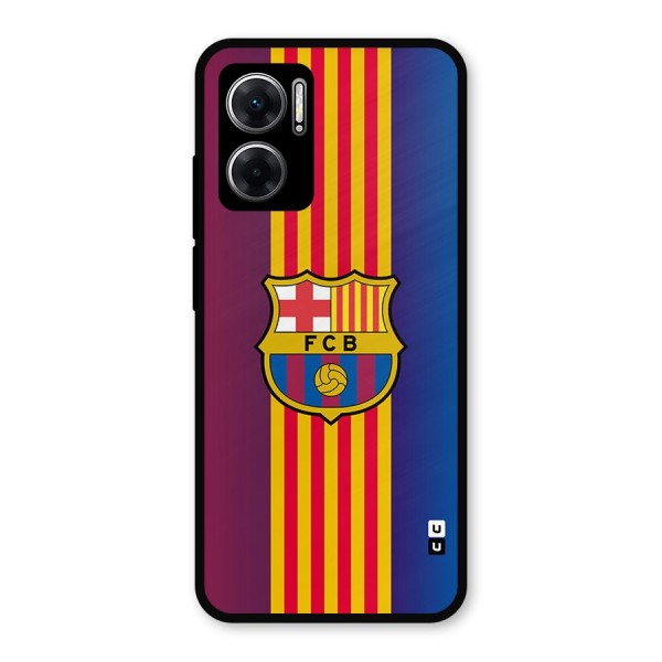 Club Barcelona Metal Back Case for Redmi 11 Prime 5G