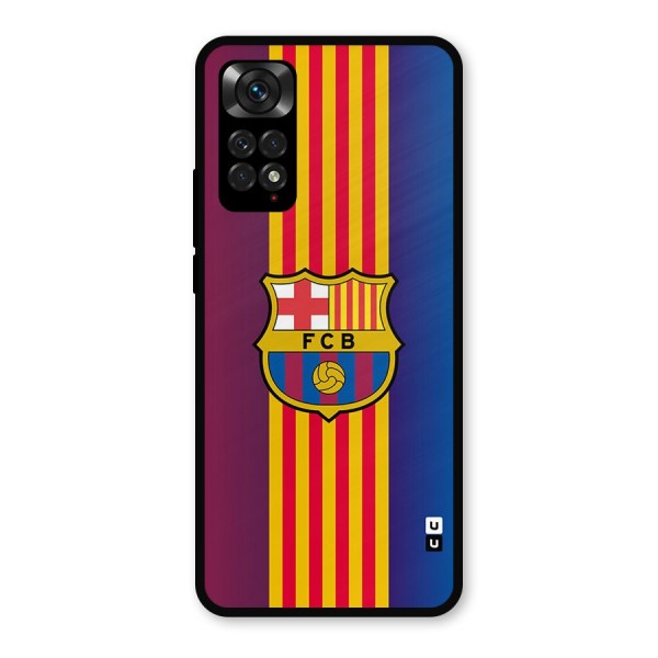 Club Barcelona Metal Back Case for Redmi Note 11