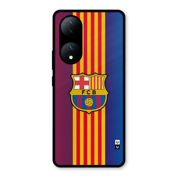 Club Barcelona Metal Back Case for Vivo T2