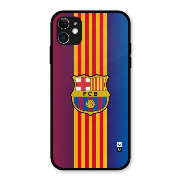 Club Barcelona Metal Back Case for iPhone 11