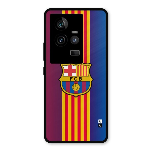 Club Barcelona Metal Back Case for iQOO 11 5G