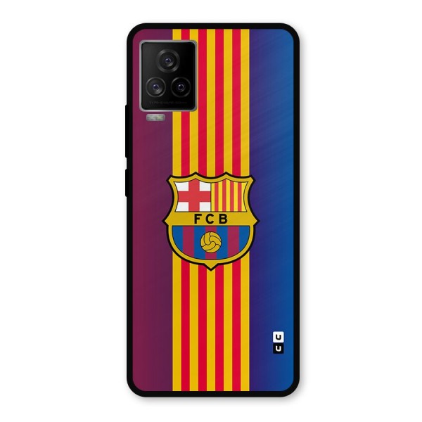 Club Barcelona Metal Back Case for iQOO 7 Legend 5G