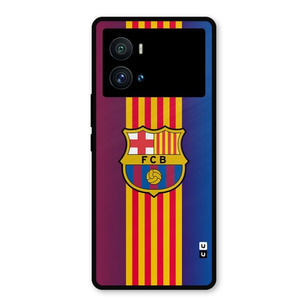 Club Barcelona Metal Back Case for iQOO 9 Pro