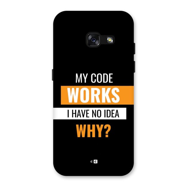 Coders Thought Back Case for Galaxy A3 (2017)