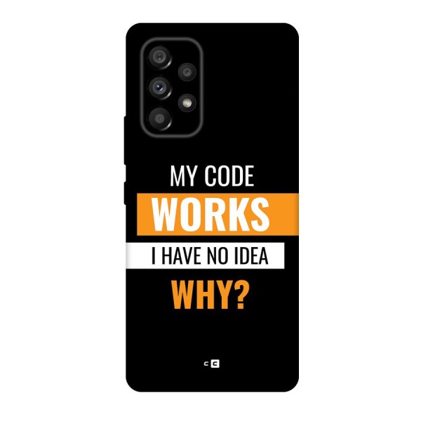 Coders Thought Back Case for Galaxy A53 5G